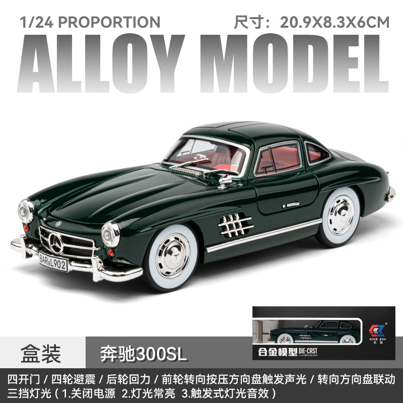 CheZhi 1:24 Benz 300SL car model