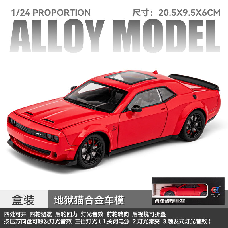 Chezhi 1:24 Dodge Hellcat car model