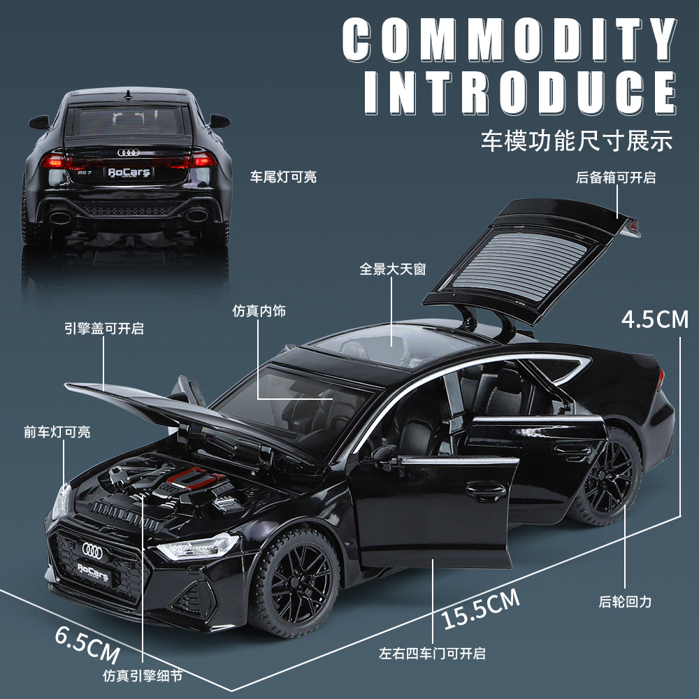 ChiMei 1：32 Audi RS7 car model