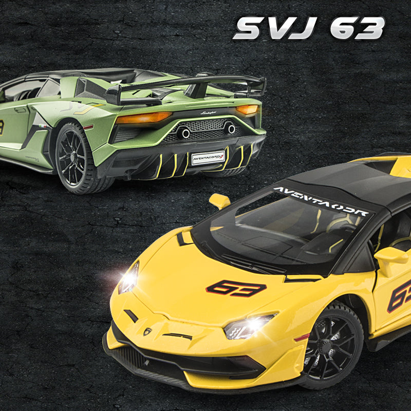 JianYuan 1:24 Lamborghini SVJ63 car model