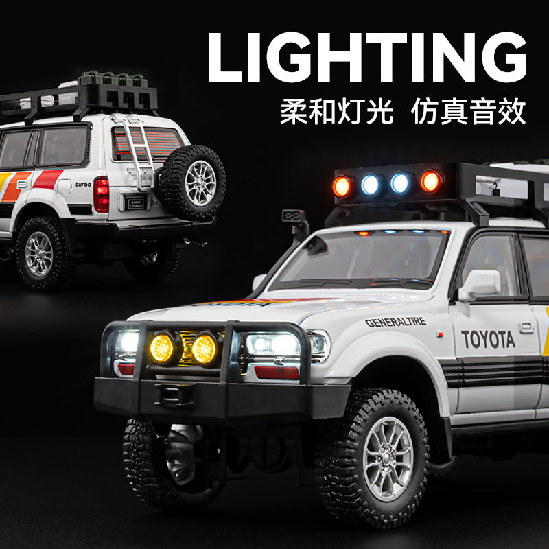 Chezhi 1：24 Toyota Cruiser LC80 car model