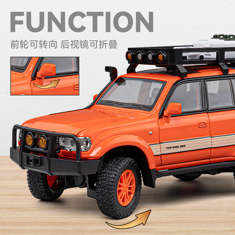 Chezhi 1：24 Toyota Cruiser LC80 car model