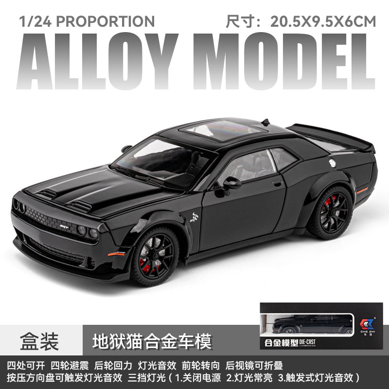 Chezhi 1:24 Dodge Hellcat car model